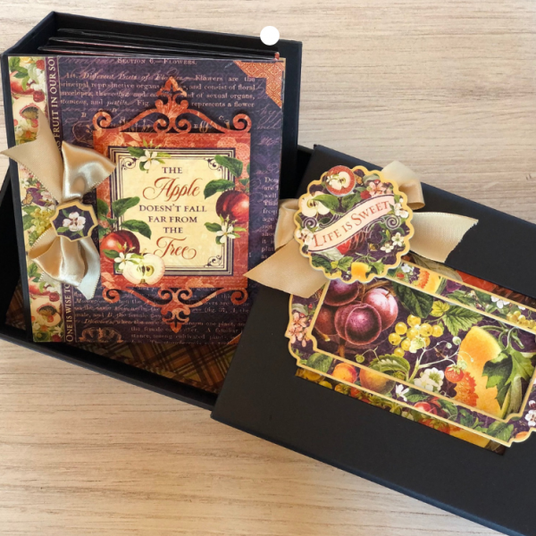 Gráfico 45 2020 Álbum de coleccionista de frutas y flora/Caja de recetas Proyecto mensual Volumen 4