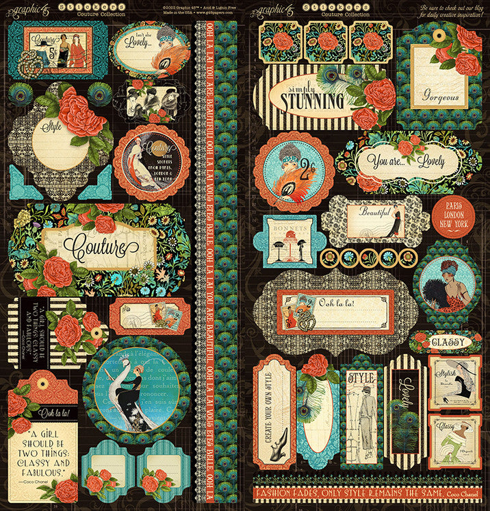Graphic 45 Couture Deluxe 12 x 12 Collectors Edition