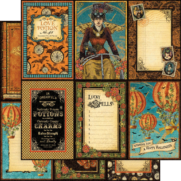 Graphic 45 Steampunk Spells 12” x 12” Deluxe Collector’s Edition