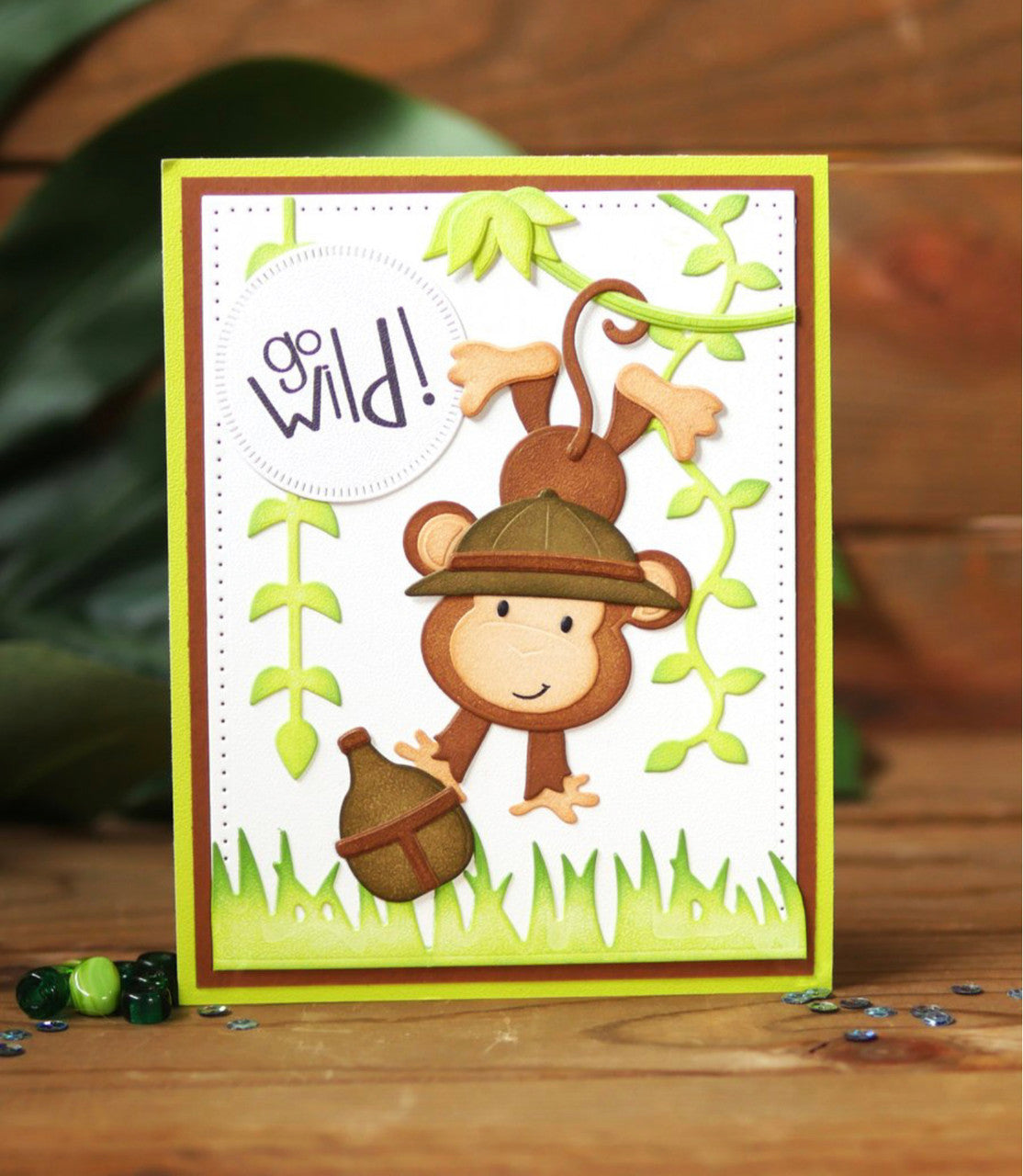 Elizabeth Craft Designs Safari Sayings-stempelset