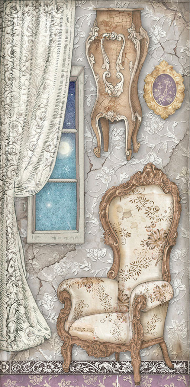 Stamperia (6"x12") dubbelzijdig papierpakket - Lady Vagabond Lifestyle