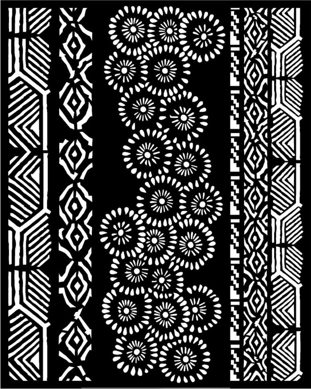 Stamperia Dikke stencil Amazonia Tribals