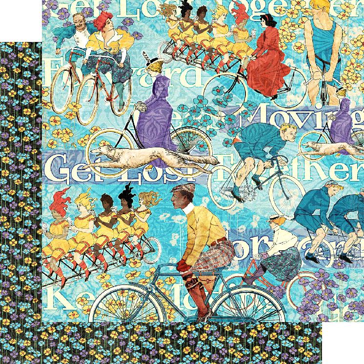 Paquete de colección Graphic 45 Life's a Journey 12" x 12"