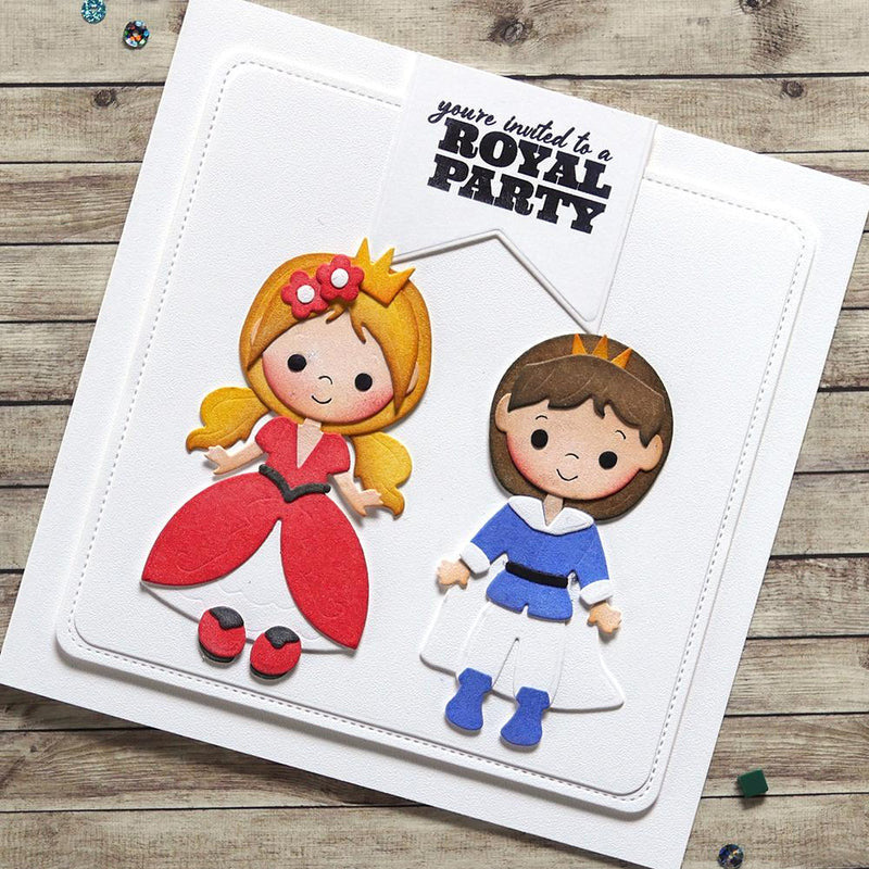 Elizabeth Craft Designs Juego de troqueles de metal Princesa