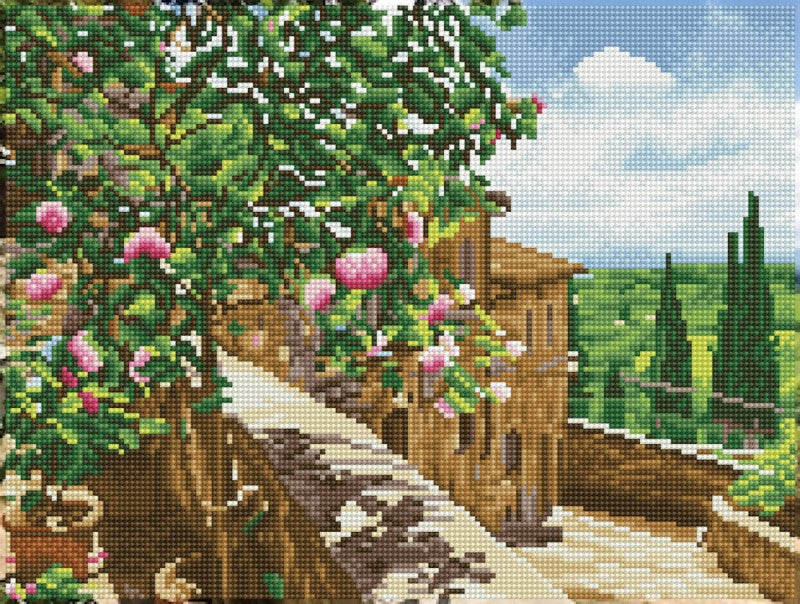 Diamond Dotz SQUARES Tuscan Vista