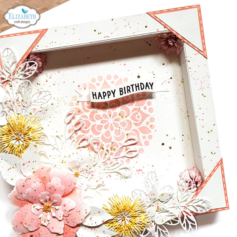 Elizabeth Craft Designs Smell the Flowers-stempelset (CS268)