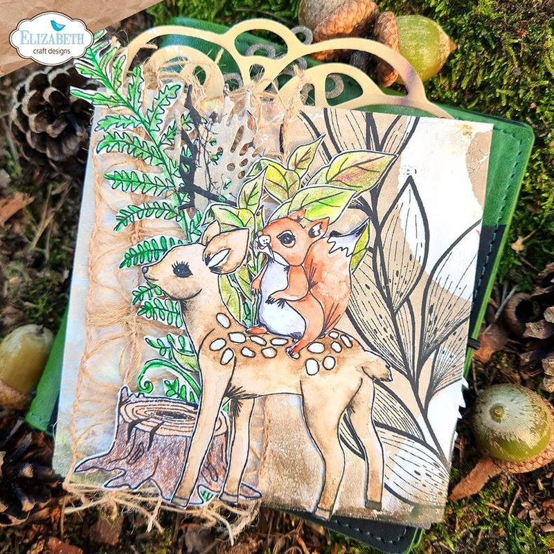Elizabeth Craft Designs Juego de sellos Forest Friends