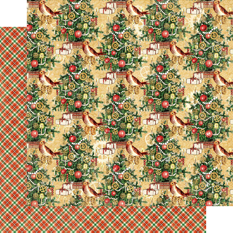 Paquete de colección Graphic 45 Christmas Time 12” x 12”