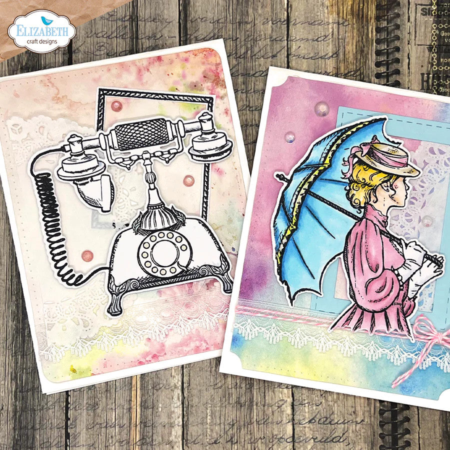Elizabeth Craft Designs Hello Darling-stempelset CS281