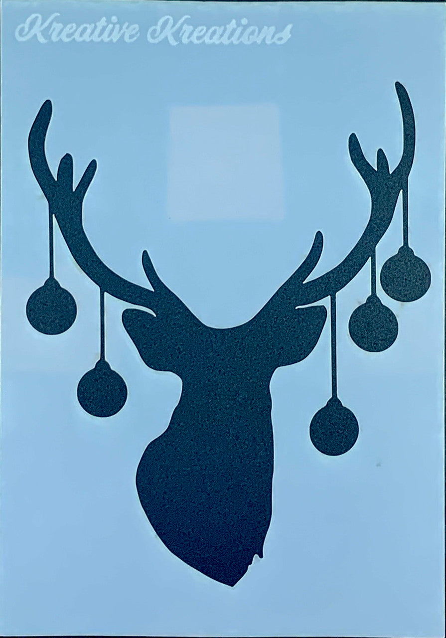 Silent Night 4” x 6”  Stencil + Mask