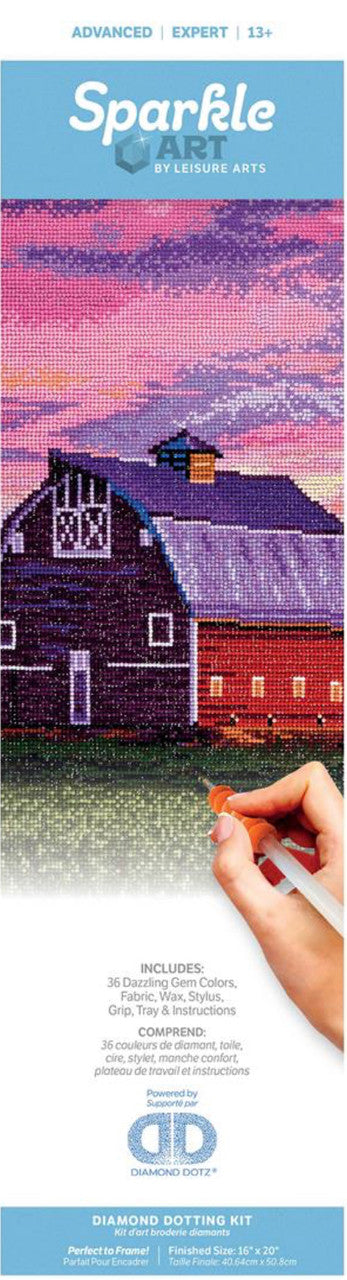 Diamond Art Red Barn