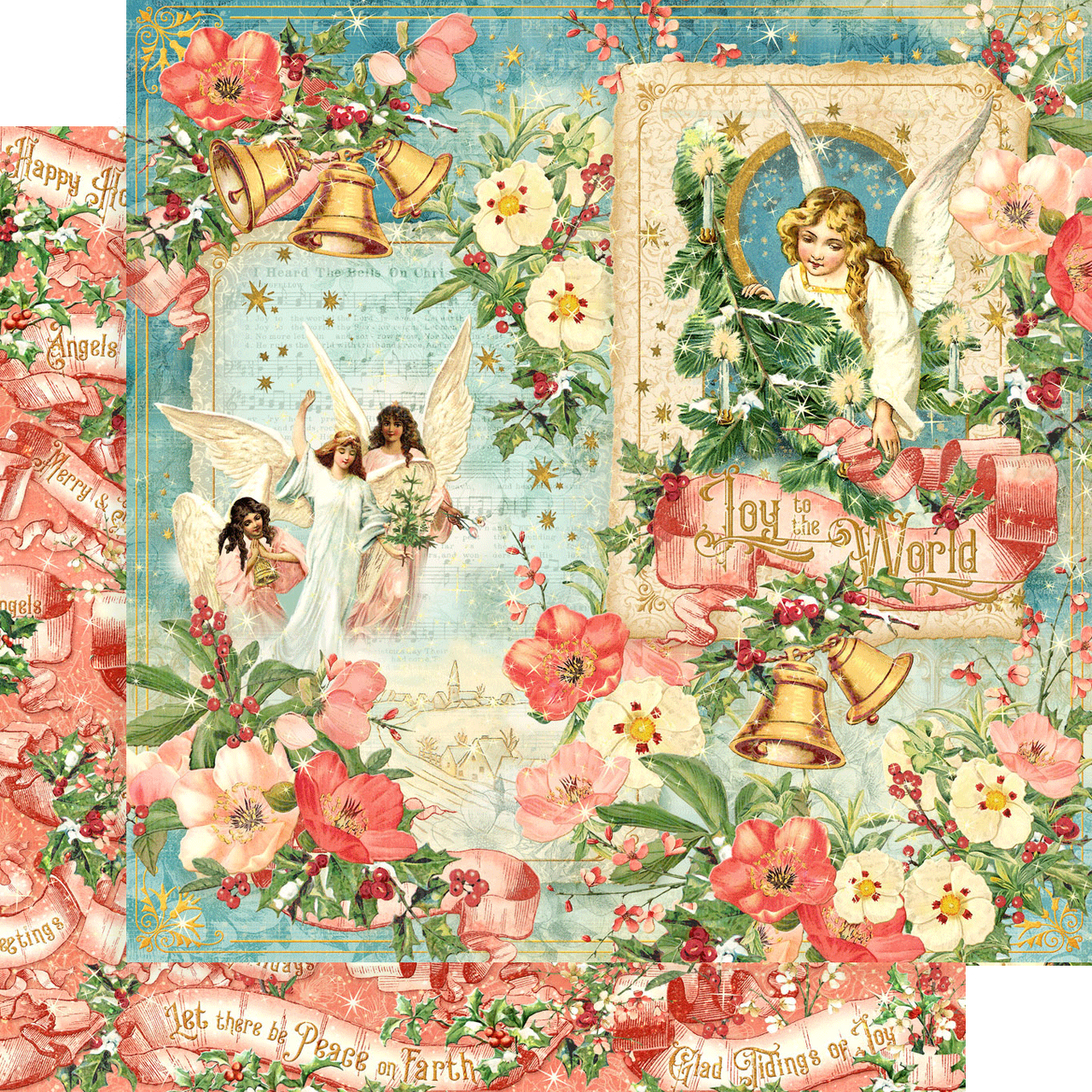 Paquete de colección Graphic 45 Joy to the World 12” x 12”