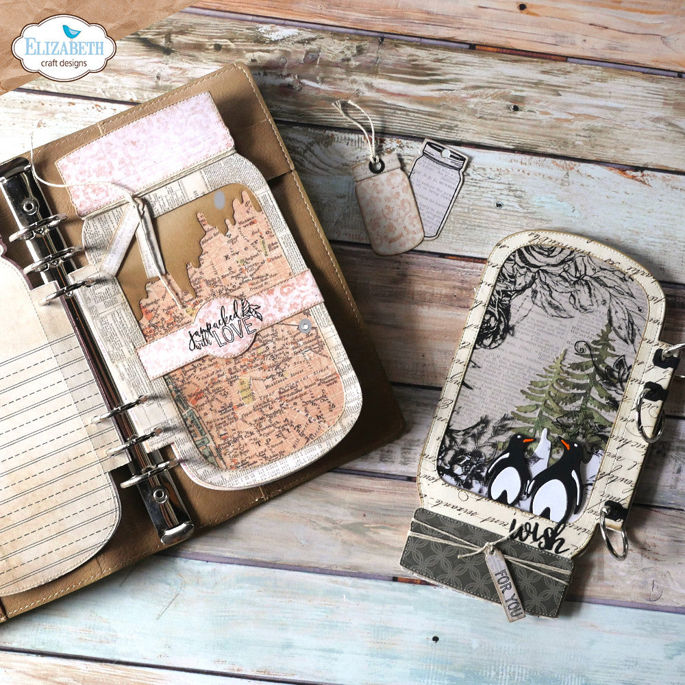 Elizabeth Craft Designs Mason Jar / Sneeuwbol speciale kit