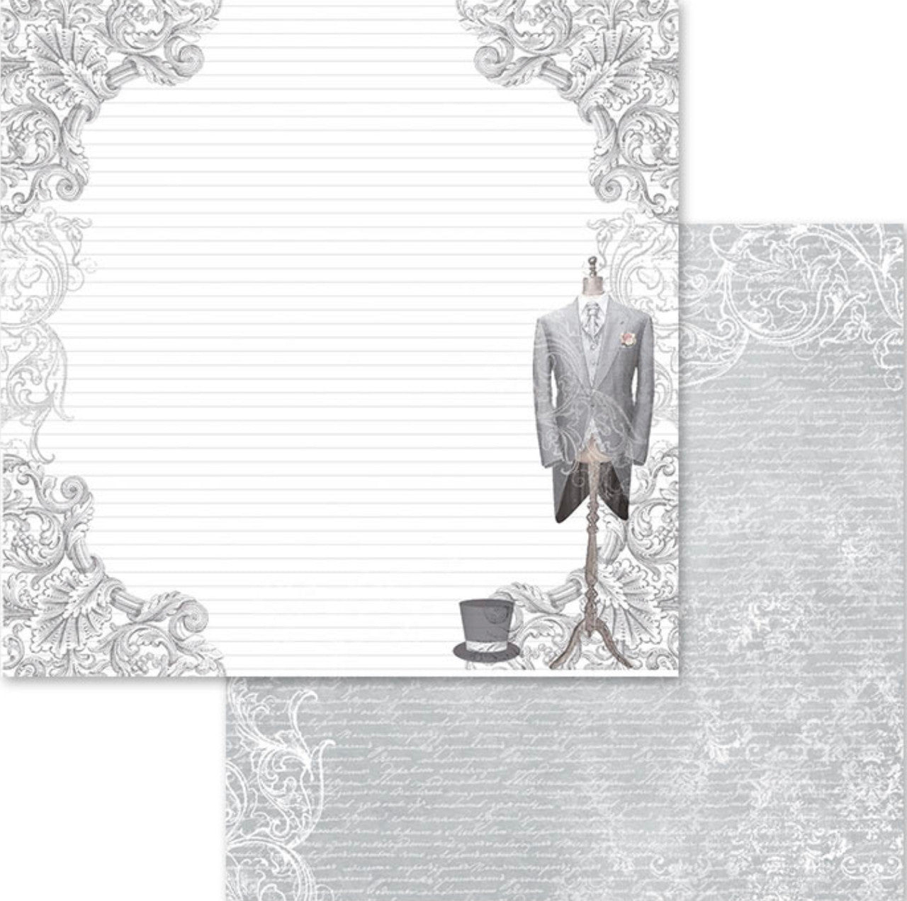 Stamperia Wedding Paper Pack 12” x 12”