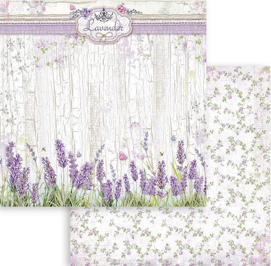 Stamperia Double Face 8" x 8" papiercollectie - Provence 2.0