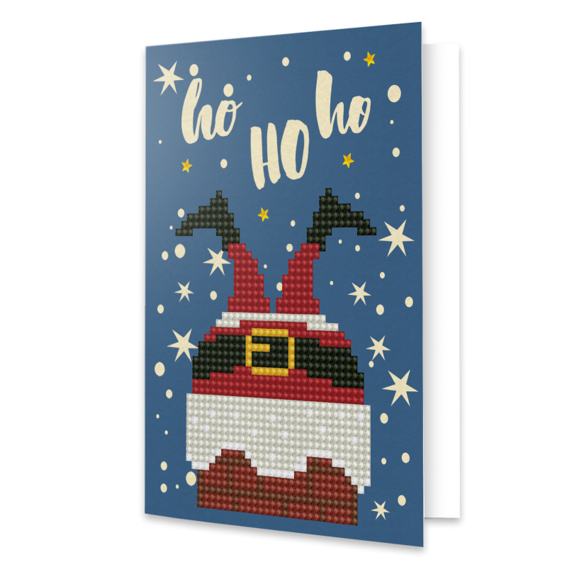 Diamond Dotz Ho Ho Ho Greeting Card