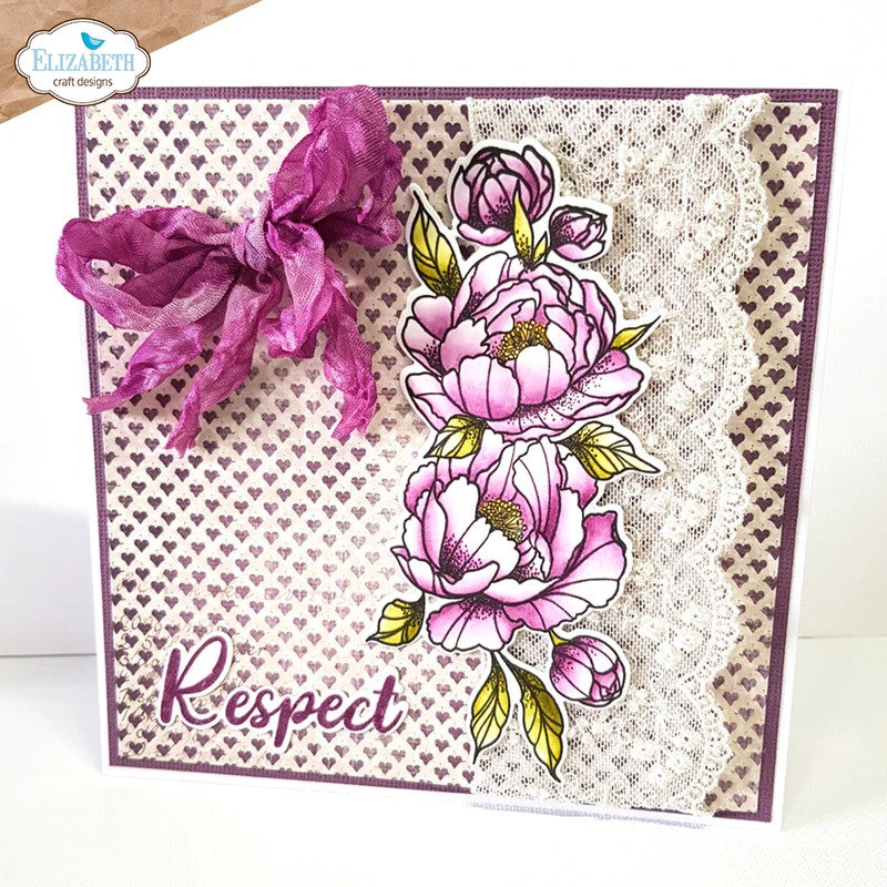 Elizabeth Craft Designs Respecteer metalen stempelset
