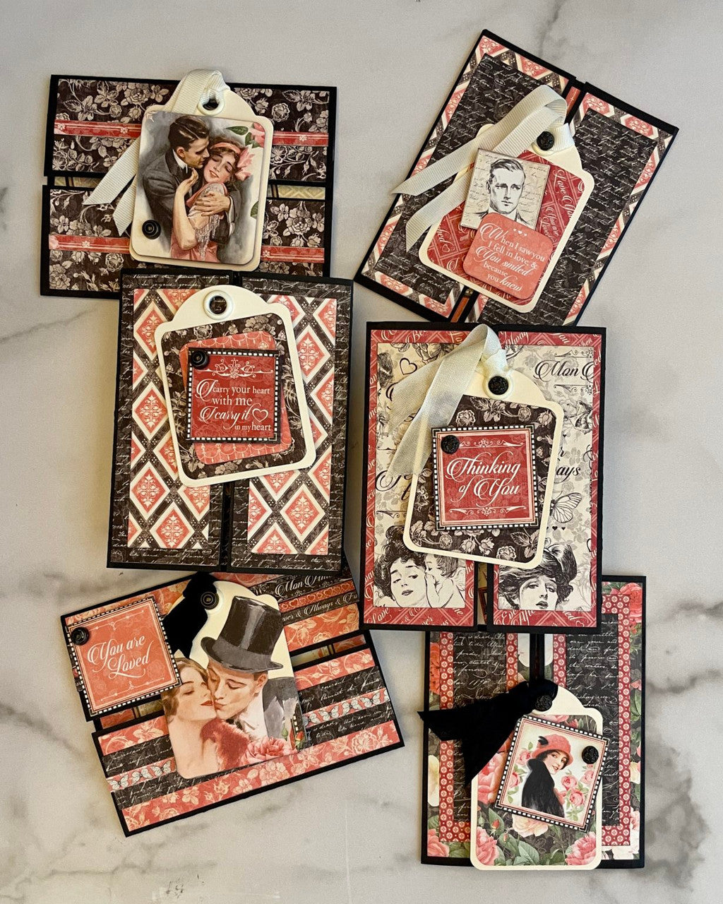 Graphic 45 Mon Amour Romantic Card Set Monthly Project Volume 12/2022