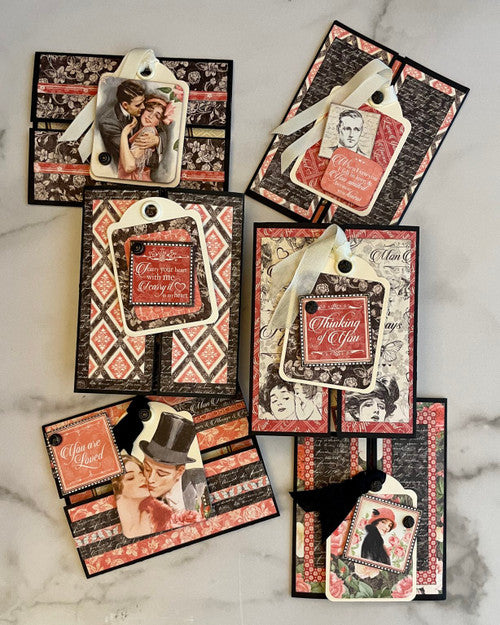 Graphic 45 Mon Amour Romantic Card Set Monthly Project Volume 12/2022