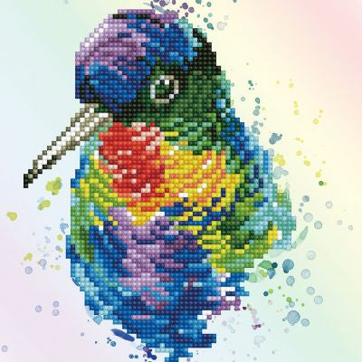 Diamond Dotz Rainbow Feathers