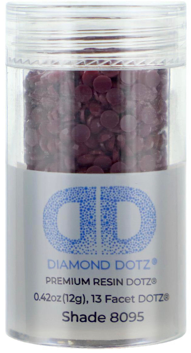 Diamond Dotz Freestyle Gems 2.8mm 12g Dark Mauve 8095