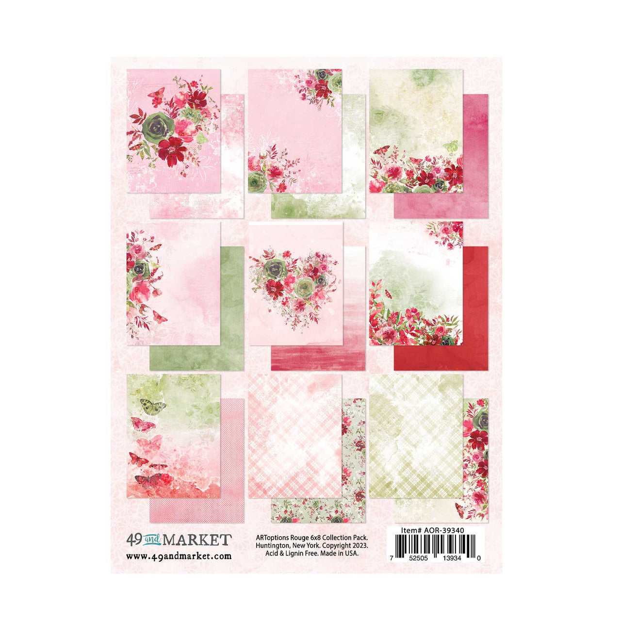 49 and Market ARToptions Rouge 6 x 8 Collection Pack