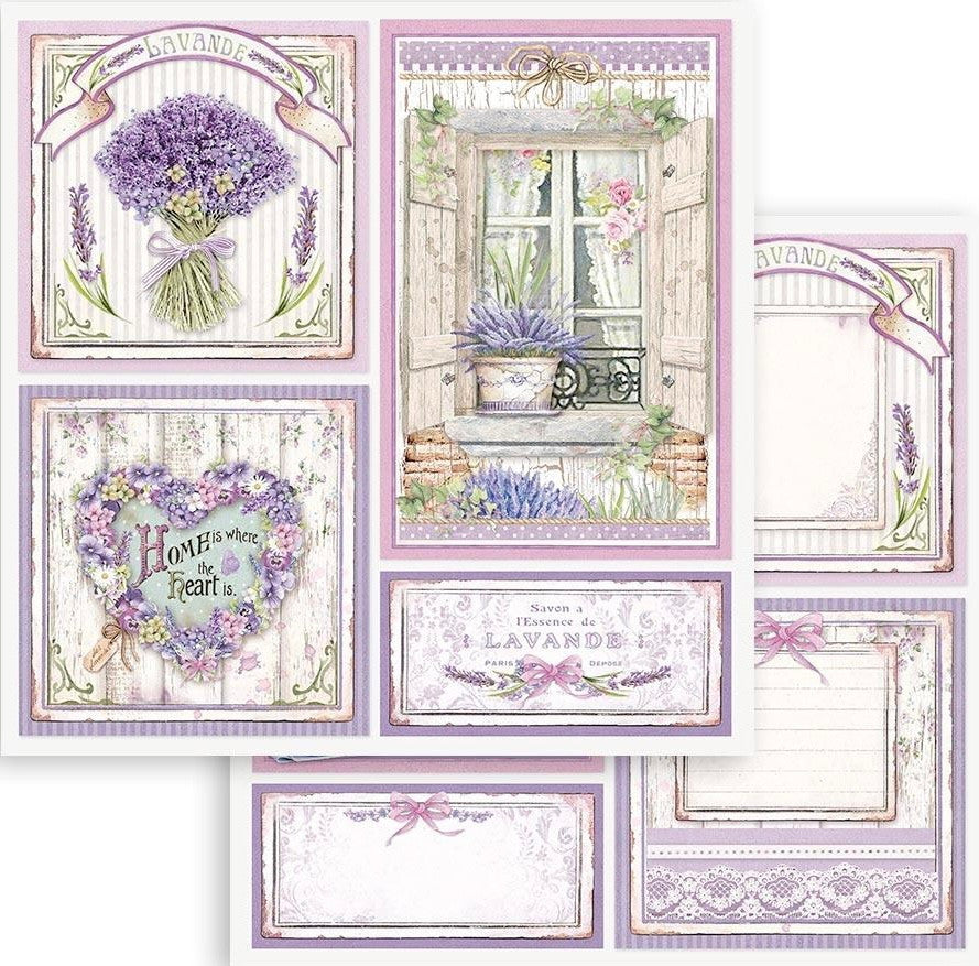 Stamperia Double Face 12” x 12” Paper Collection - Provence 2.0