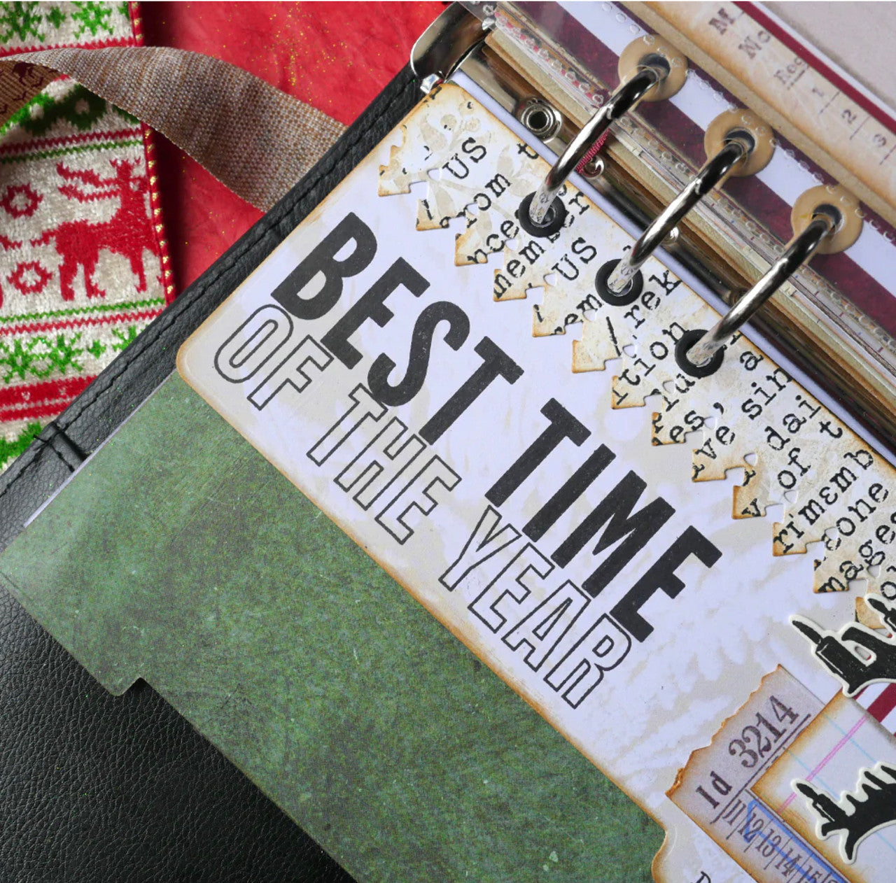 Elizabeth Craft Designs Happy Holidays-stempel