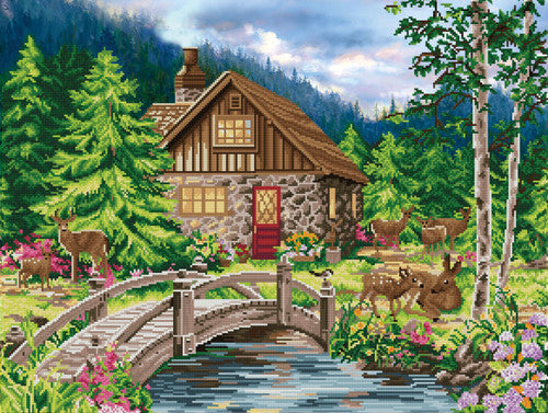Diamond Dotz Old Stone Cottage