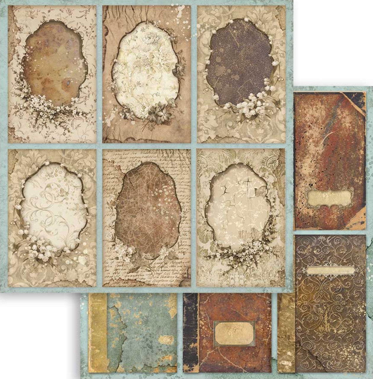 Stamperia Lady Vagabond 12” x 12” Paper Pack
