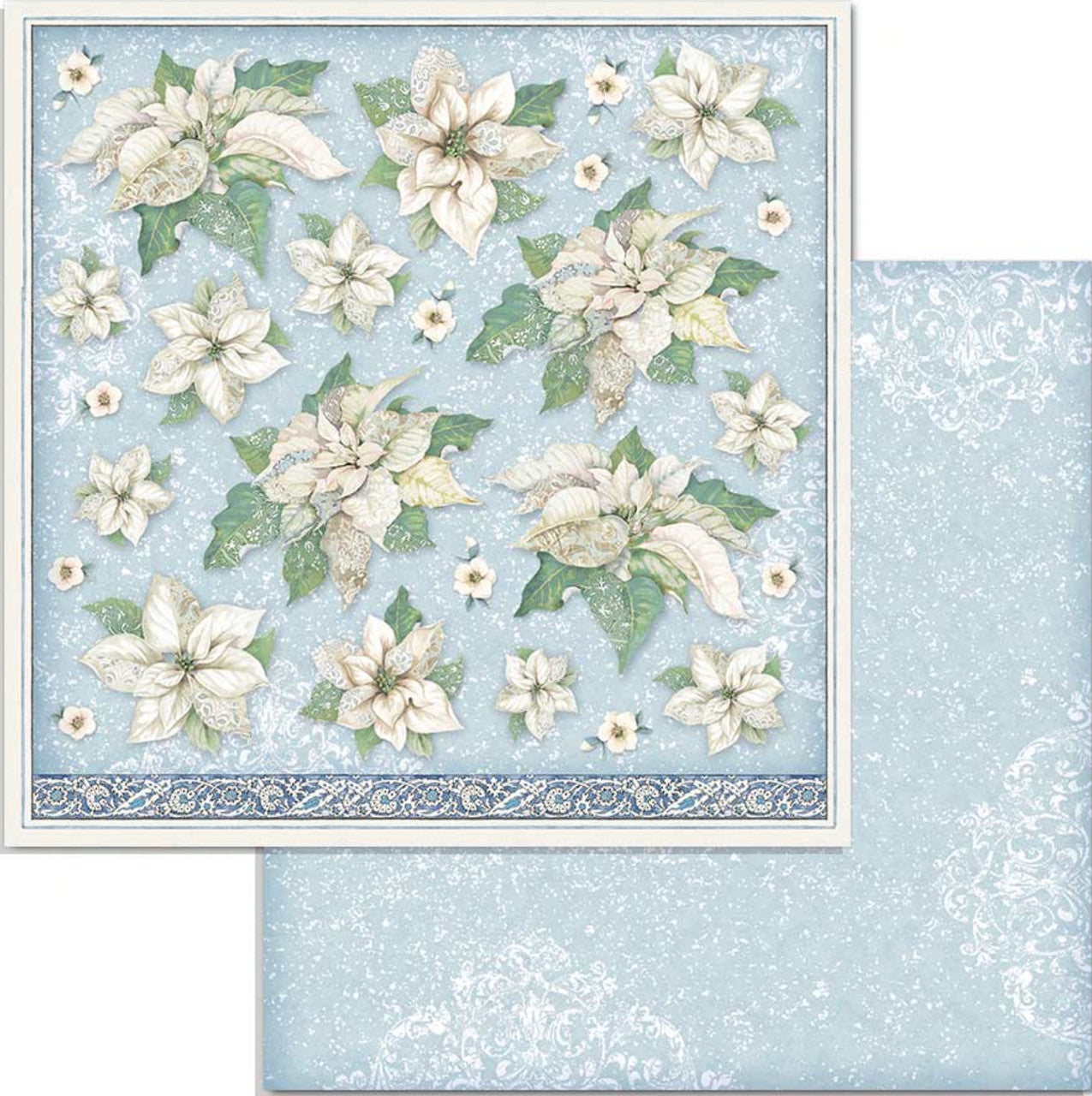 Stamperia Winter Tales Paquete de papel de doble cara 6" x 6"