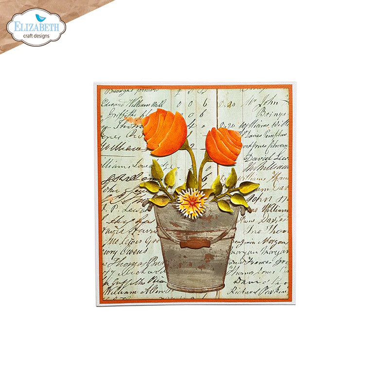 Elizabeth Craft Designs Florals 19 stempelset