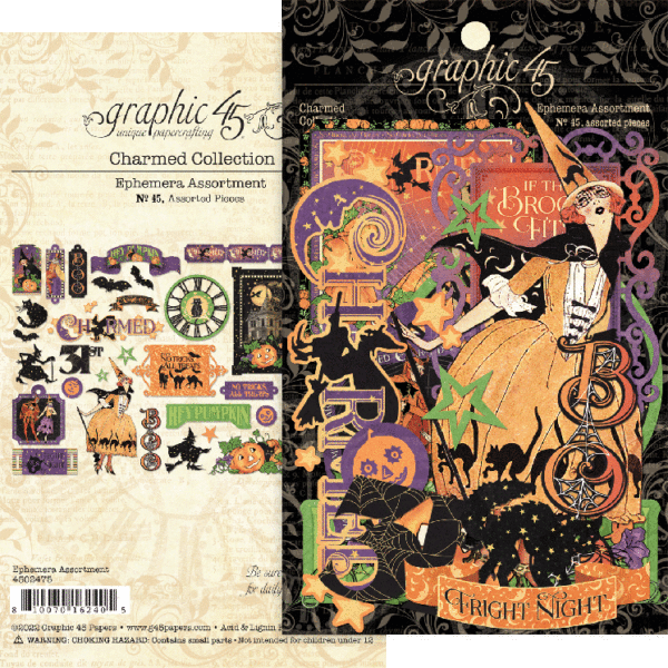 Graphic 45 Charmed Ephemera Assortment