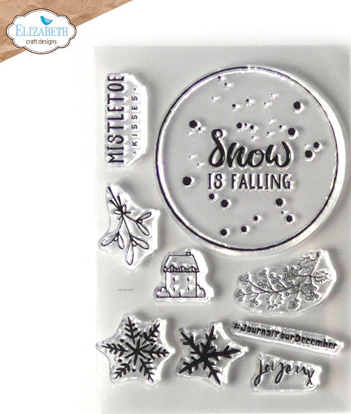 Elizabeth Craft Journal Uw duidelijke stempel van december