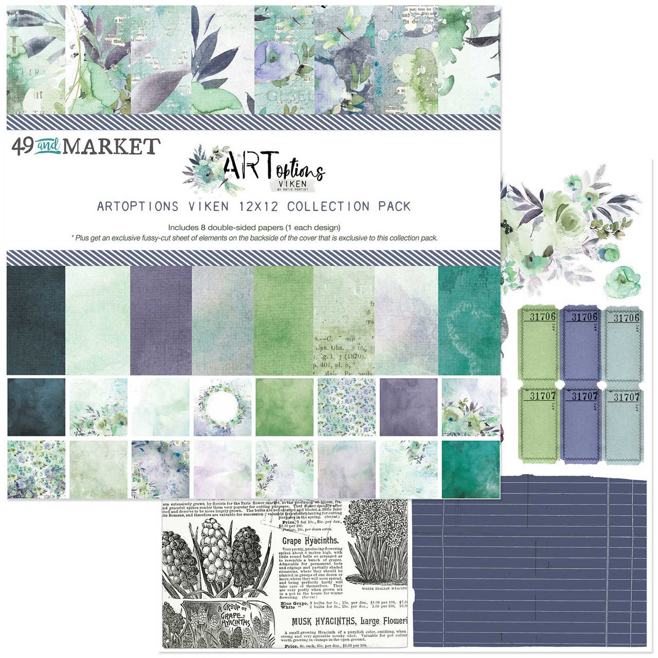 49 & Market ARToptions Viken - 12” x 12” Collection Paper Pack