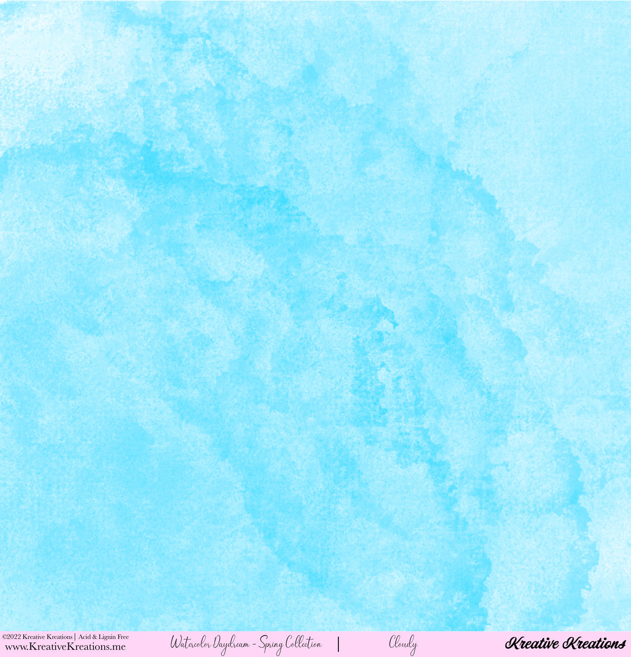 Kreative Kreations Watercolor Daydream - Spring Collection 12” x 12” Paper Collection