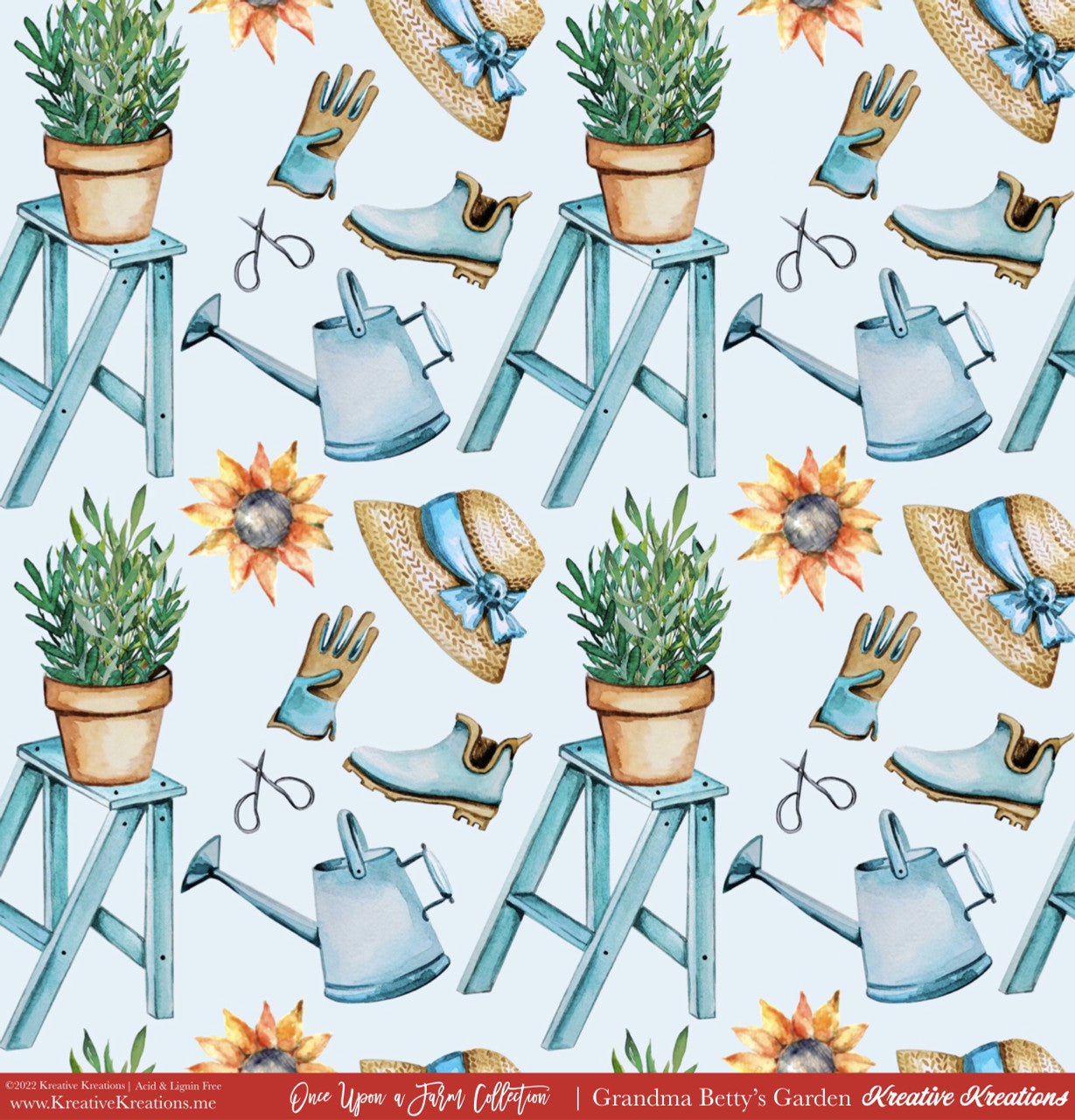 Kreative Kreations Once Upon a Farm 12” x 12” Paper Collection