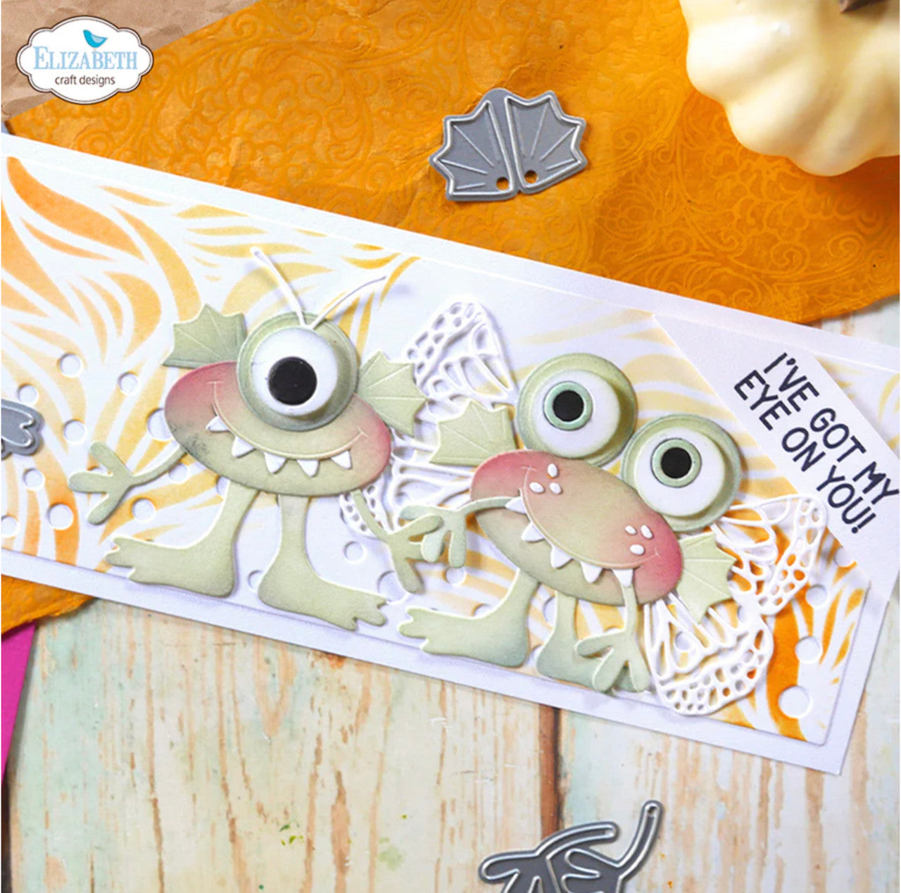 Elizabeth Craft Designs Monster Hugs Stamp Set