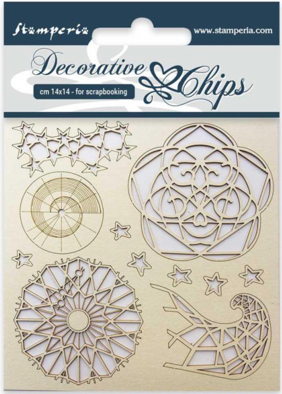 Fichas Decorativas Stamperia Ártico