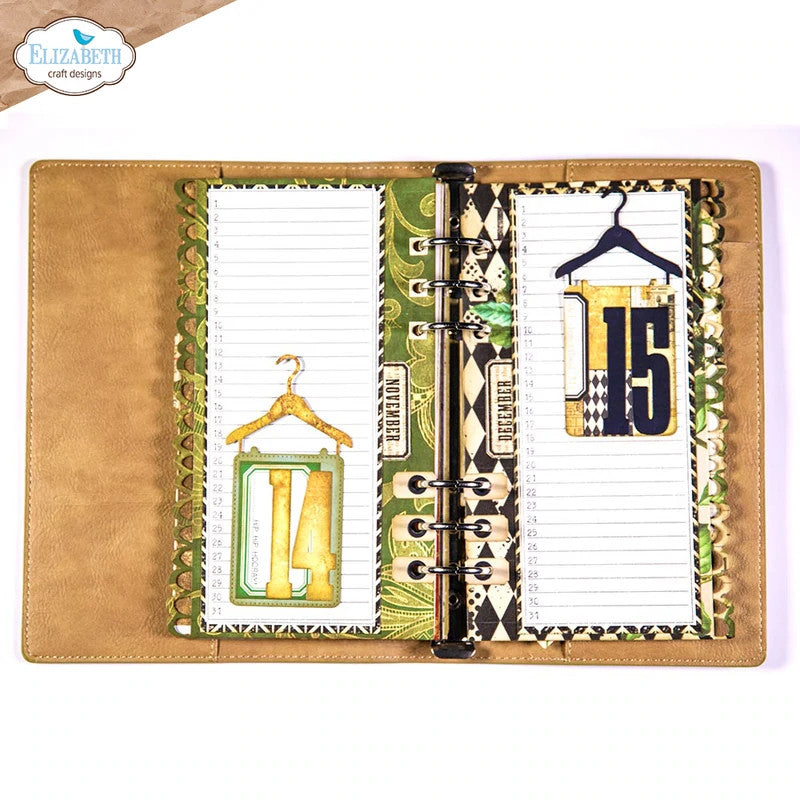 Elizabeth Craft Designs Juego de troqueles de metal con números grandes