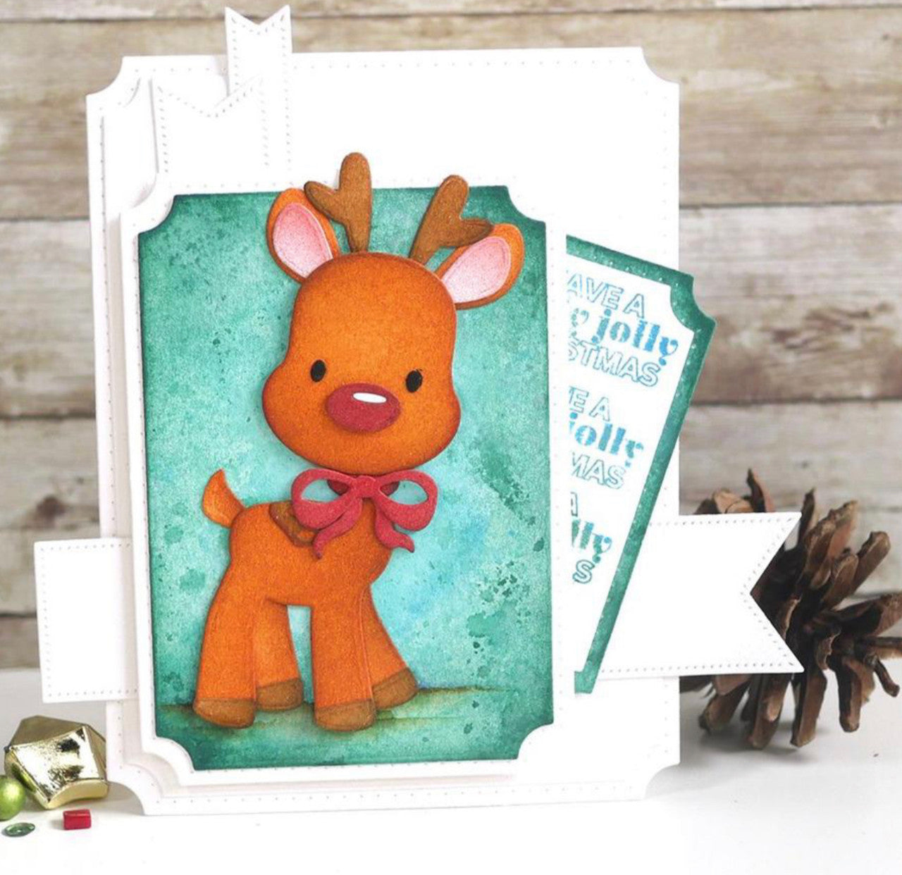 Elizabeth Craft Designs Juego de troqueles de reno