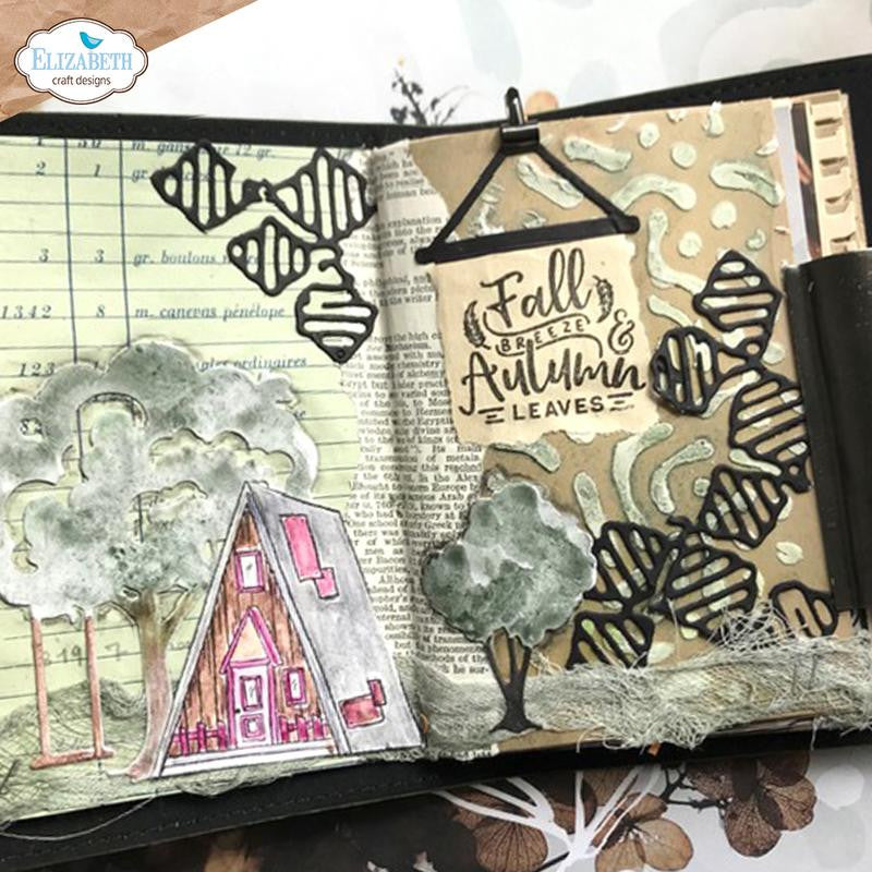 Elizabeth Craft Designs Juego de troqueles con fondo de tierra