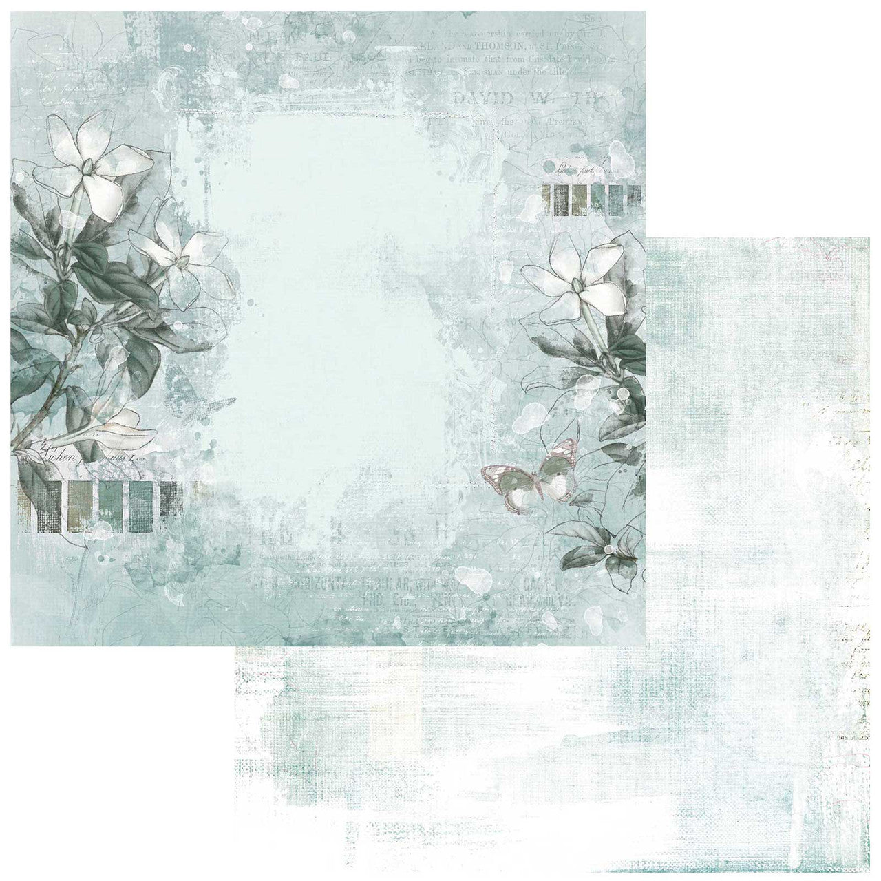 Paquete de papel de colección 49 y Market Color Swatch Eucalyptus 12 x 12