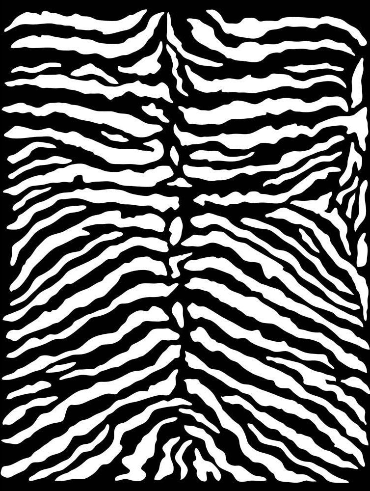 Stamperia Thick Stencil - Savana Zebra Pattern