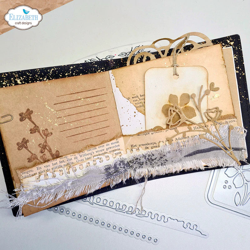 Elizabeth Craft Designs Journal Edges 2 metalen stansenset