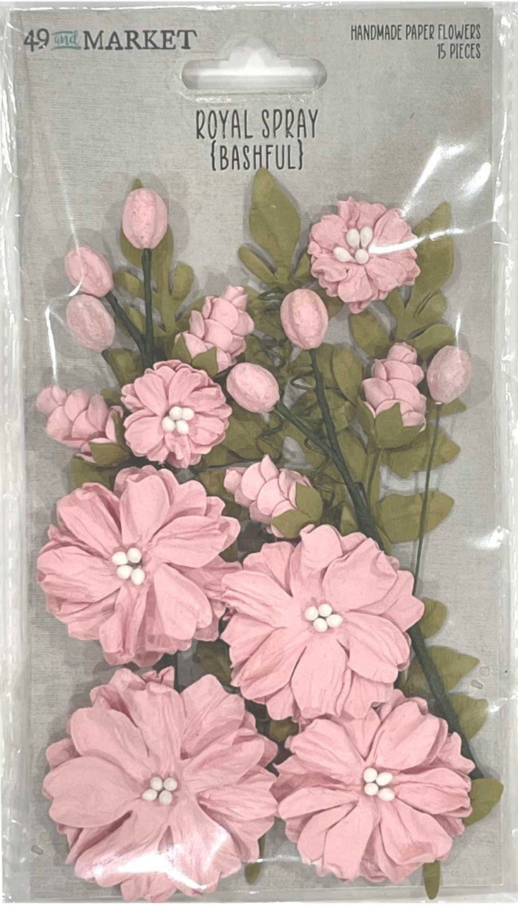 49 & Market Royal Spray Bashful Flowers