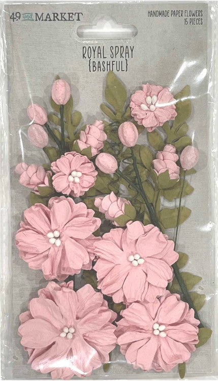 49 & Market Royal Spray Bashful Flowers