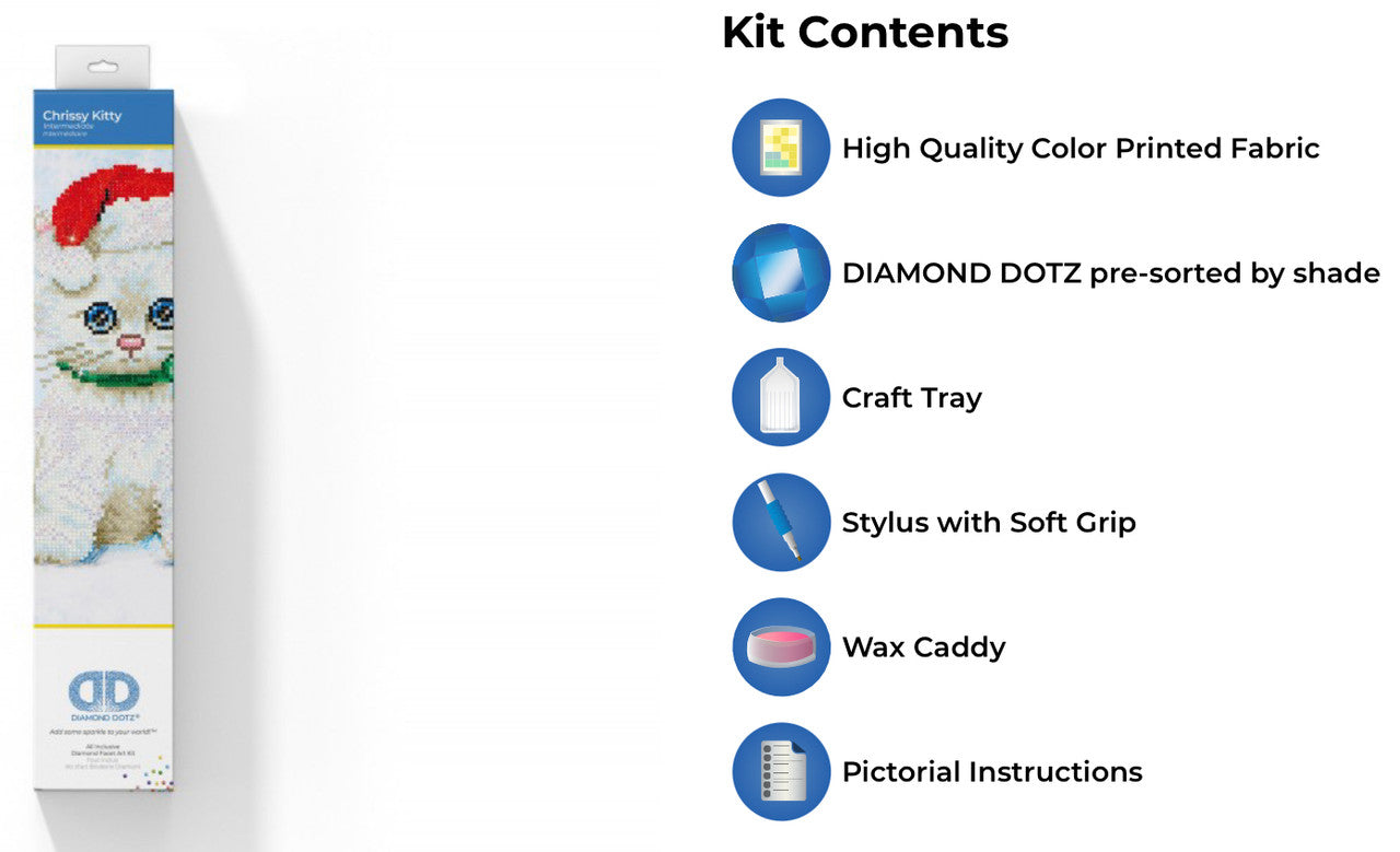 Diamond Dotz Chrissy Kitty - Kreative Kreations