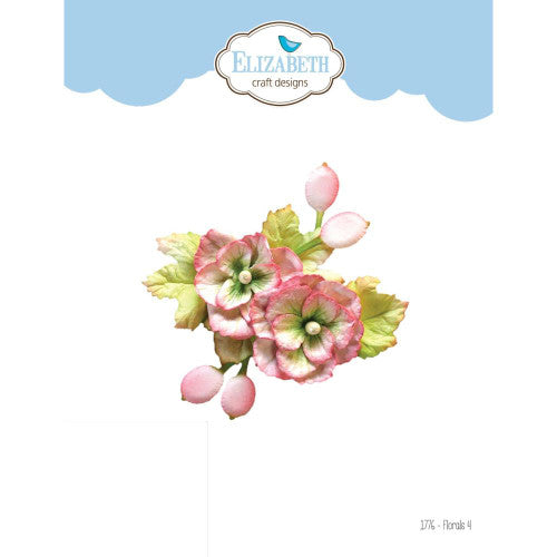 Juego de 4 troqueles florales Elizabeth Craft
