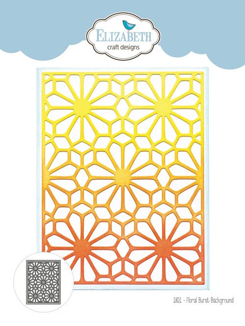 Elizabeth Craft Metal Die Floral Burst-achtergrond